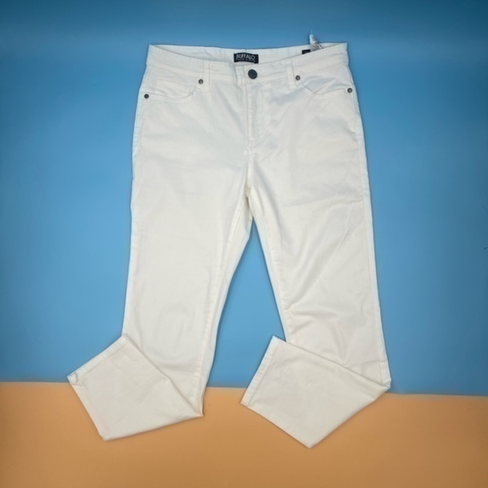 BUFFALO David Bitton Daily Mid Rise Stretchy Skinny Ankle Grazer Pants